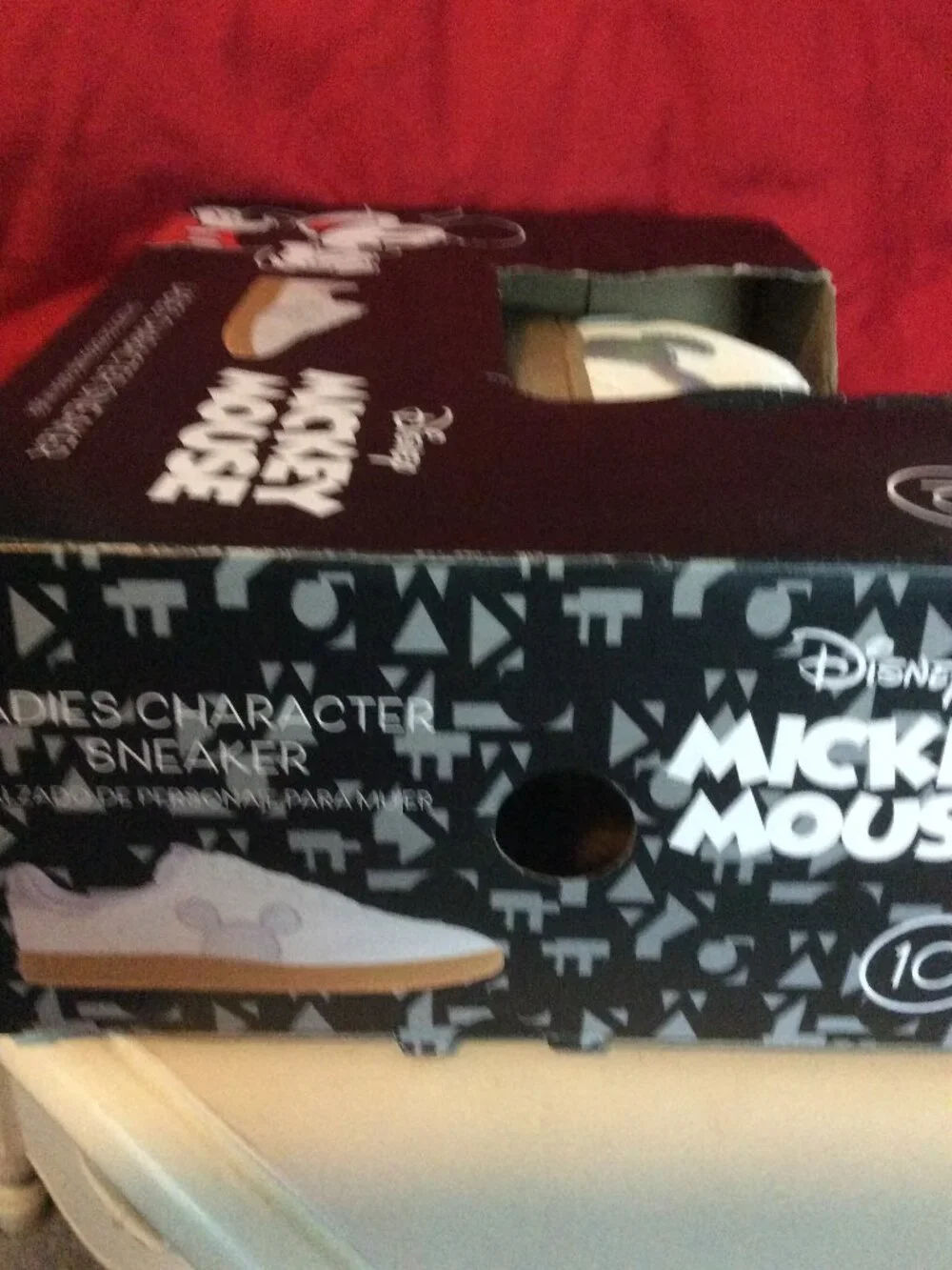 Ladies Mickey Mouse Character Sneakers